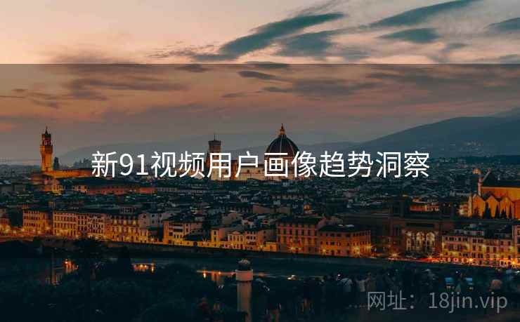 新91视频用户画像趋势洞察