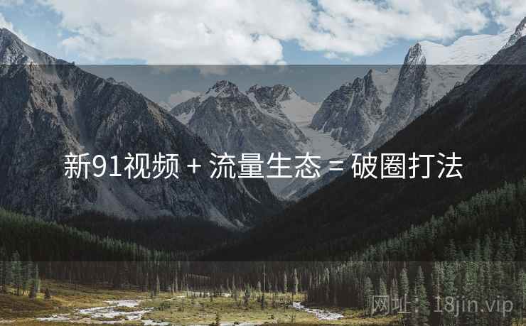 新91视频 + 流量生态 = 破圈打法